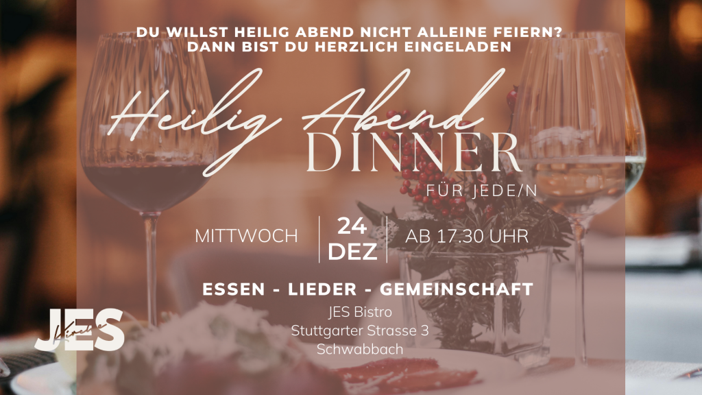 Heilig Abend Dinner in der JES Kirche